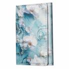 Color Painting Leather Horizontal Magnetic Wallet Card Bag Case(Plum Blossom) - 2
