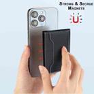 Oily Leather Horizontal Magnetic Wallet Card Bag Case(Black) - 3