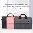 ST08 Handheld Briefcase Carrying Storage Bag without Shoulder Strap for 14.1 inch Laptop(Grey) - 4