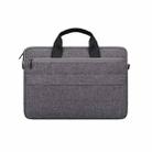 ST08 Handheld Briefcase Carrying Storage Bag without Shoulder Strap for 15.4 inch Laptop(Grey) - 5