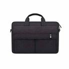 ST08 Handheld Briefcase Carrying Storage Bag without Shoulder Strap for 15.6 inch Laptop(Black) - 2