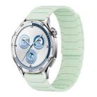 20mm xDfind Magnetic Silicone Watch Band for Huawei Watch GT5 / GT4(Mint Green) - 1