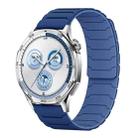 20mm xDfind Magnetic Silicone Watch Band for Huawei Watch GT5 / GT4(Navy Blue) - 1