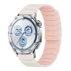 20mm xDfind Magnetic Silicone Watch Band for Huawei Watch GT5 / GT4(Starlight Pink Sand) - 1