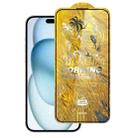 For iPhone 16 Plus / 15 Plus WK WTP-102 Jungle Series Kinkong Corning 9D Curved HD Tempered Glass Film - 1
