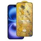 For iPhone 16 / 15 WK WTP-102 Jungle Series Kinkong Corning 9D Curved HD Tempered Glass Film - 1