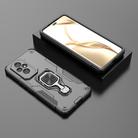 For Honor 200 Metal Kickstand TPU Hybrid PC Phone Case(Black) - 2