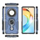 For Honor X50 Metal Kickstand TPU Hybrid PC Phone Case(Blue) - 3