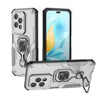 For Honor 200 Lite Global Metal Kickstand TPU Hybrid PC Phone Case(Grey) - 1