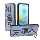 For Honor 200 Lite Global Metal Kickstand TPU Hybrid PC Phone Case(Blue) - 1
