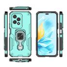 For Honor 200 Lite Global Metal Kickstand TPU Hybrid PC Phone Case(Green) - 3