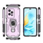 For Honor 200 Lite Global Metal Kickstand TPU Hybrid PC Phone Case(Purple) - 3