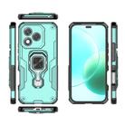 For Honor 400 Lite Global Metal Kickstand TPU Hybrid PC Phone Case(Green) - 3