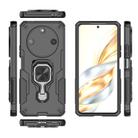 For Honor X60 5G Metal Kickstand TPU Hybrid PC Phone Case(Black) - 3