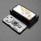 For Honor X60 5G Metal Kickstand TPU Hybrid PC Phone Case(Grey) - 2