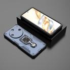 For Honor X60 5G Metal Kickstand TPU Hybrid PC Phone Case(Blue) - 2