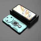 For Honor X60 5G Metal Kickstand TPU Hybrid PC Phone Case(Green) - 2