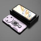 For Honor X60 5G Metal Kickstand TPU Hybrid PC Phone Case(Purple) - 2
