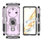 For Honor X60 5G Metal Kickstand TPU Hybrid PC Phone Case(Purple) - 3