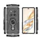 For Honor X60 Pro 5G Metal Kickstand TPU Hybrid PC Phone Case(Black) - 3