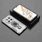 For Honor X60 Pro 5G Metal Kickstand TPU Hybrid PC Phone Case(Grey) - 2