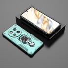 For Honor X60 Pro 5G Metal Kickstand TPU Hybrid PC Phone Case(Green) - 2