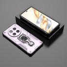 For Honor X60 Pro 5G Metal Kickstand TPU Hybrid PC Phone Case(Purple) - 2