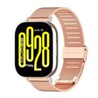 22mm MIJOBS Milan Buckle Metal Watch Band(Rose Gold) - 2