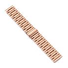 22mm MIJOBS Three Beads Metal Watch Band(Rose Gold) - 1