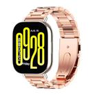 22mm MIJOBS Three Beads Metal Watch Band(Rose Gold) - 2