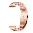 22mm MIJOBS Three Beads Metal Watch Band(Rose Gold) - 3