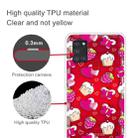 For Samsung Galaxy A21s Shockproof Painted Transparent TPU Protective Case(Strawberry Cake) - 3