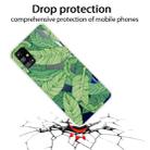 For Samsung Galaxy M31s Shockproof Painted Transparent TPU Protective Case(Banana Leaf) - 2