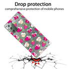 For Samsung Galaxy Note20 Shockproof Painted Transparent TPU Protective Case(Strawberry Cake) - 2