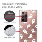 For Samsung Galaxy Note20 Ultra Shockproof Painted Transparent TPU Protective Case(White Sea Lion) - 3