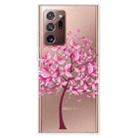 For Samsung Galaxy Note20 Ultra Shockproof Painted Transparent TPU Protective Case(Butterfly Tree) - 1