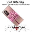 For Samsung Galaxy Note20 Ultra Shockproof Painted Transparent TPU Protective Case(Butterfly Tree) - 2