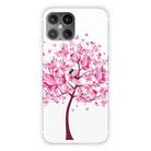 For iPhone 12 mini Shockproof Painted Transparent TPU Protective Case(Butterfly Tree) - 1