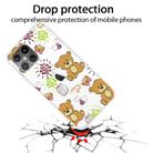 For iPhone 12 / 12 Pro Shockproof Painted Transparent TPU Protective Case(Little Brown Bear) - 2