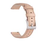 22mm MIJOBS Genuine Leather Watch Band(Apricot) - 3