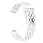 For Huawei Watch Fit 4 Pro / Fit 4 / Fit 3 xDfind Mesh Reverse Buckle Silicone Watch Band(White) - 3