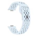 For Huawei Watch Fit 4 Pro / Fit 4 / Fit 3 xDfind Mesh Reverse Buckle Silicone Watch Band(Light Blue) - 3