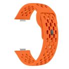 For Huawei Watch Fit 4 Pro / Fit 4 / Fit 3 xDfind Mesh Reverse Buckle Silicone Watch Band(Orange) - 3