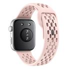 For Huawei Watch Fit 4 Pro / Fit 4 / Fit 3 xDfind Mesh Reverse Buckle Silicone Watch Band(Pink) - 2