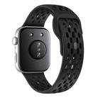 For Huawei Watch Fit 4 Pro / Fit 4 / Fit 3 xDfind Mesh Reverse Buckle Silicone Watch Band(Black) - 2
