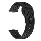 For Huawei Watch Fit 4 Pro / Fit 4 / Fit 3 xDfind Mesh Reverse Buckle Silicone Watch Band(Black) - 3