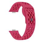 For Huawei Watch Fit 4 Pro / Fit 4 / Fit 3 xDfind Mesh Reverse Buckle Silicone Watch Band(Wine Red) - 3