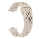 For Huawei Watch Fit 4 Pro / Fit 4 / Fit 3 xDfind Mesh Reverse Buckle Silicone Watch Band(Starlight) - 3