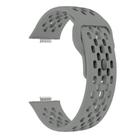 For Huawei Watch Fit 4 Pro / Fit 4 / Fit 3 xDfind Mesh Reverse Buckle Silicone Watch Band(Starlight Grey) - 3