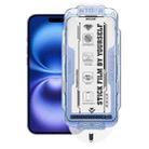 For iPhone 16 Plus / 15 Plus WK WTP-115 Easy Install 6D Curved Ultra-Fine Edge HD Tempered Glass Film - 1